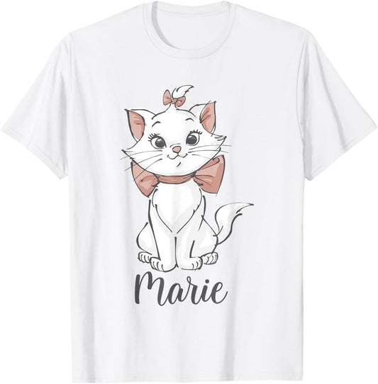 Disney The Aristocats Marie Classic Painting Cute Portrait T-Shirt