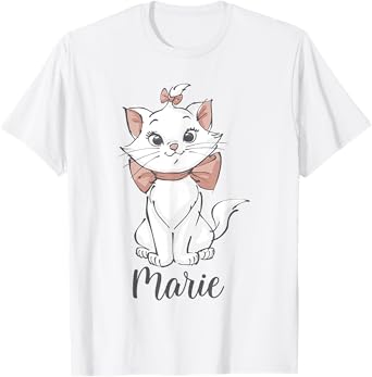 Disney The Aristocats Marie Classic Painting Cute Portrait T-Shirt
