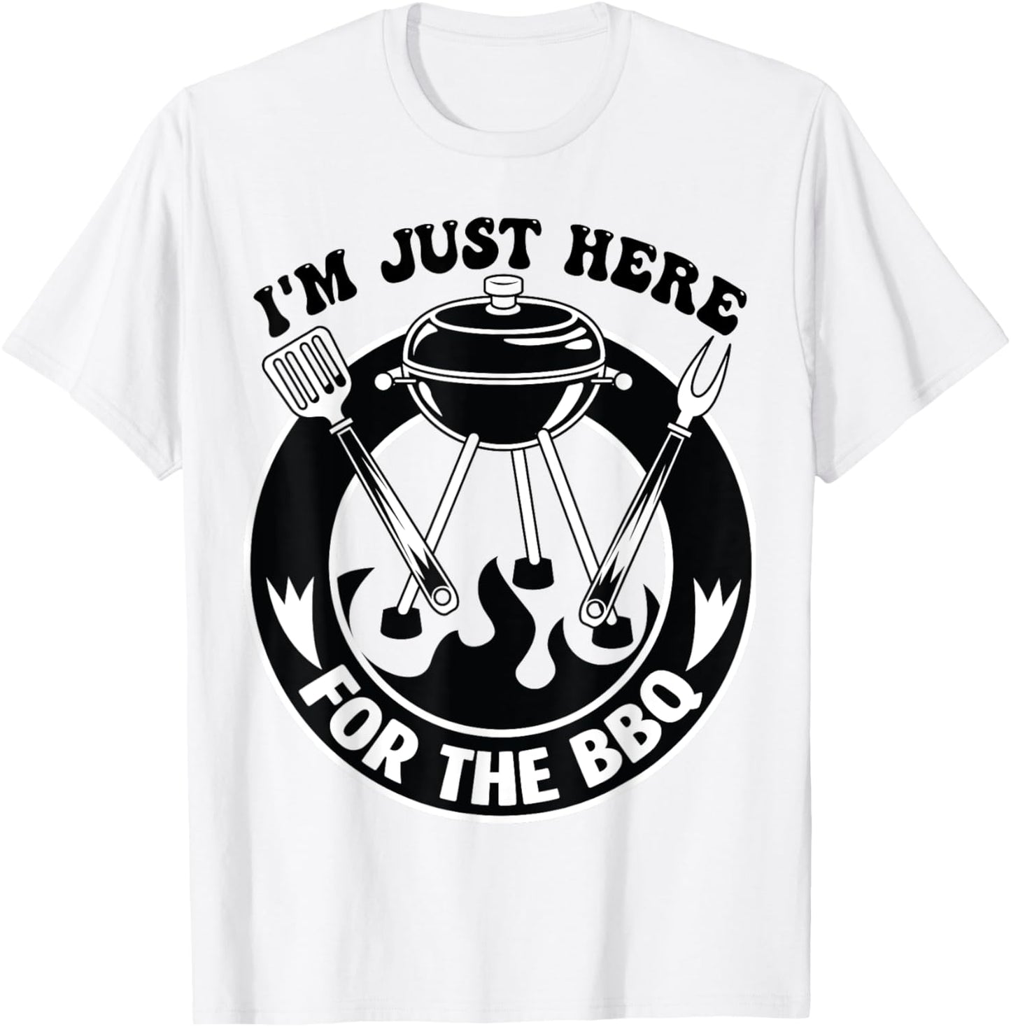Im Just Here For The Bbq and independence day 2025 T-Shirt