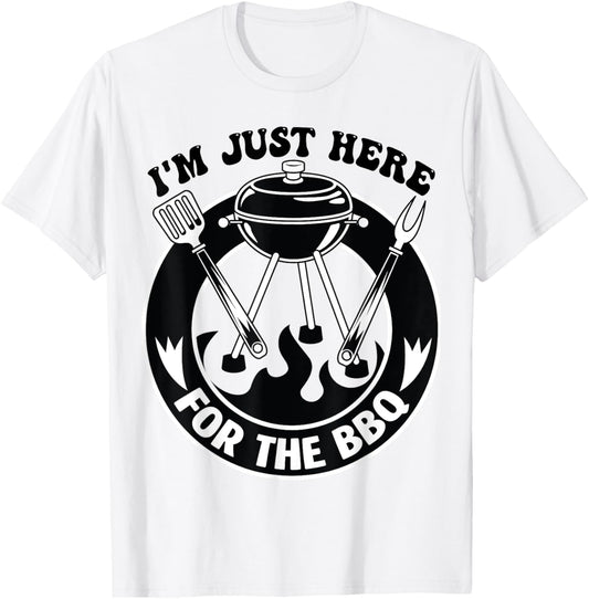 Im Just Here For The Bbq and independence day 2025 T-Shirt