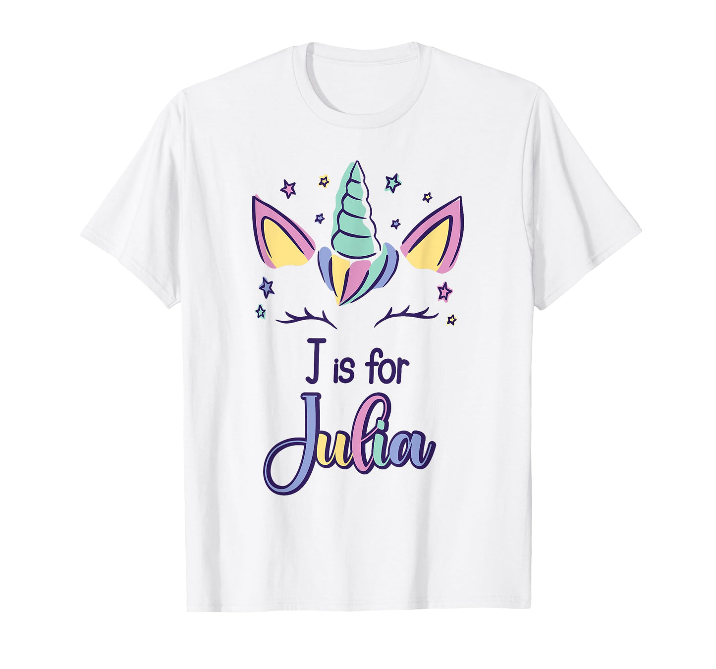 First Name Julia Personalized J Is For Julia T-Shirt
