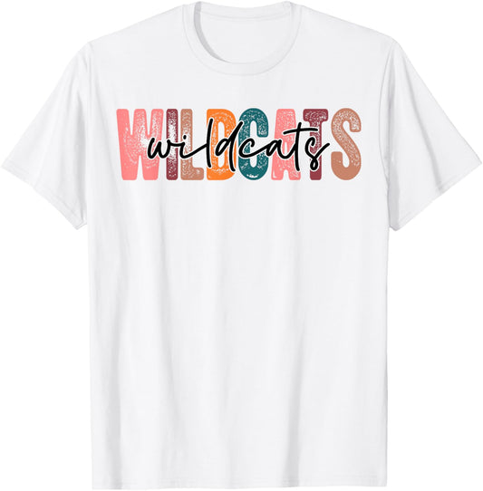 Wildcats School Sports Fan Team Spirit T-Shirt