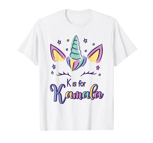 First Name Kamala Personalized K Is For Kamala T-Shirt