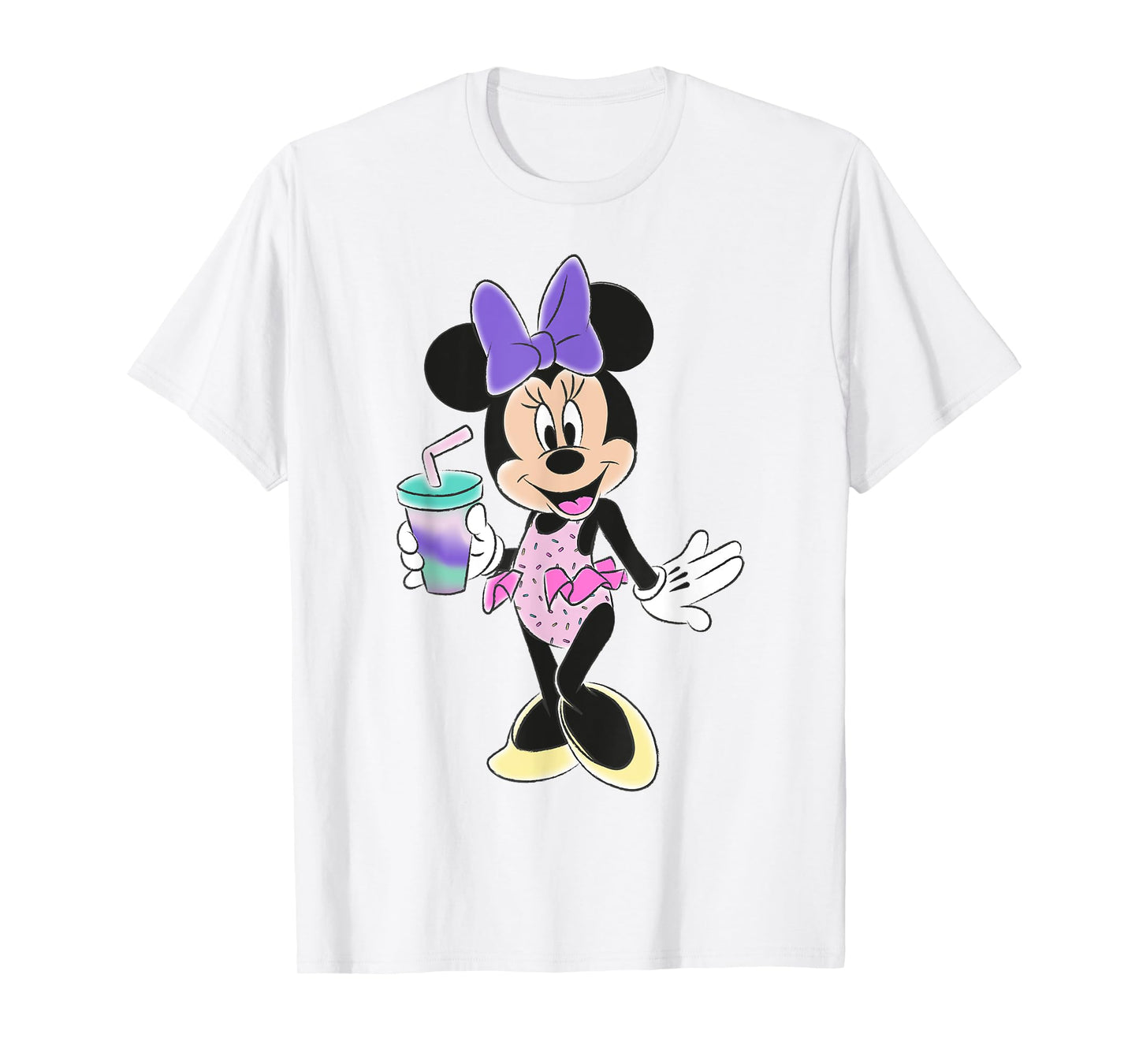 Disney - Minnie Mouse Unicorn Ruffle Swimsuit T-Shirt