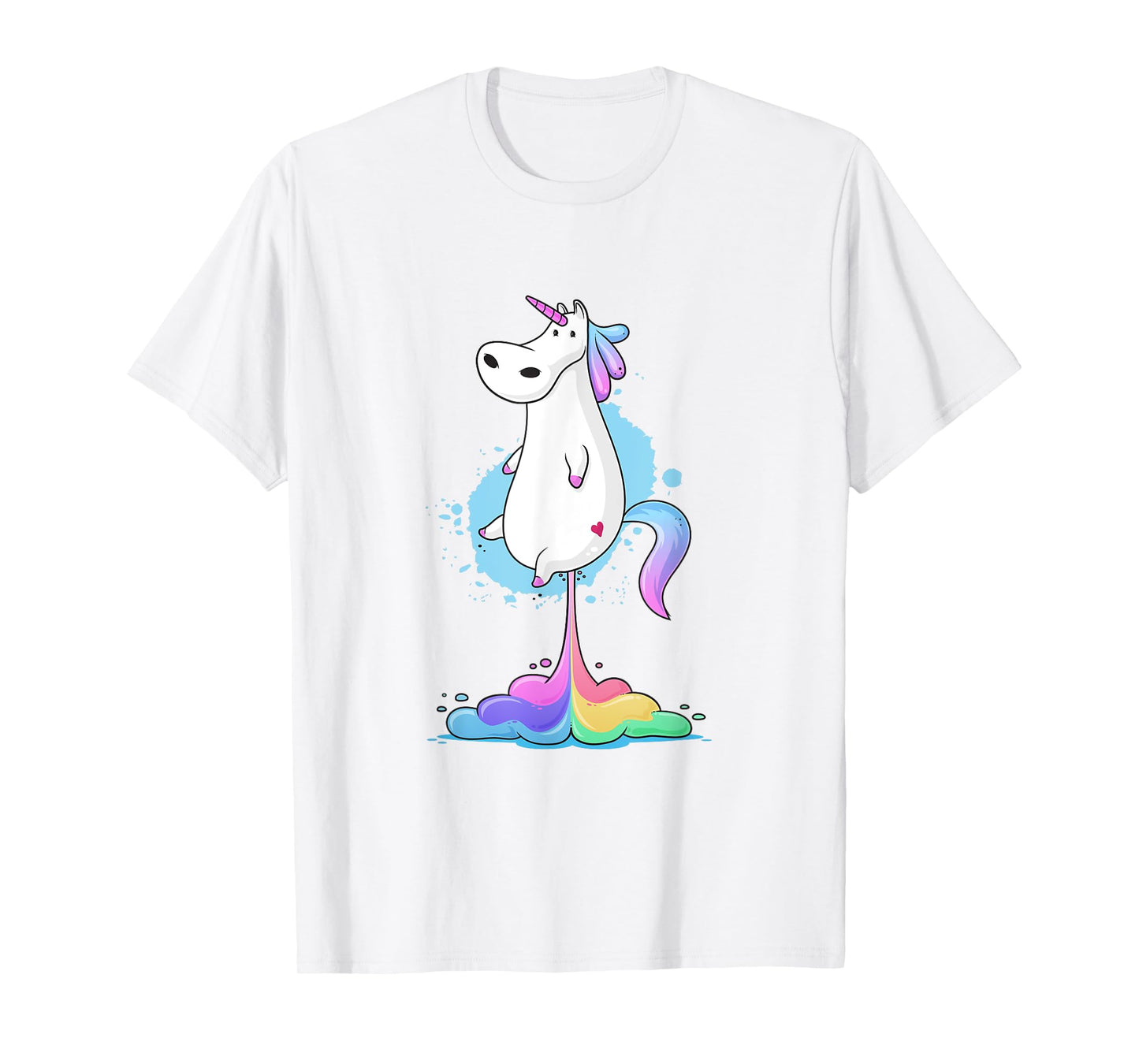 Funny Unicorn Fart Party - Farting Rainbow Squad T-Shirt