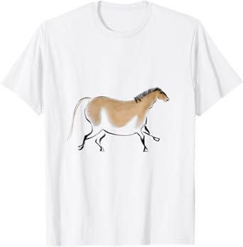 Cave Painting of a stone age horse from Lascaux T-Shirt