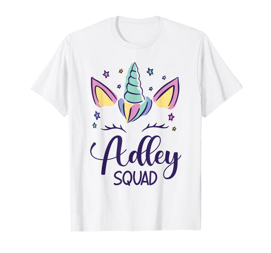 First Name Adley Personalized Adley Squad T-Shirt