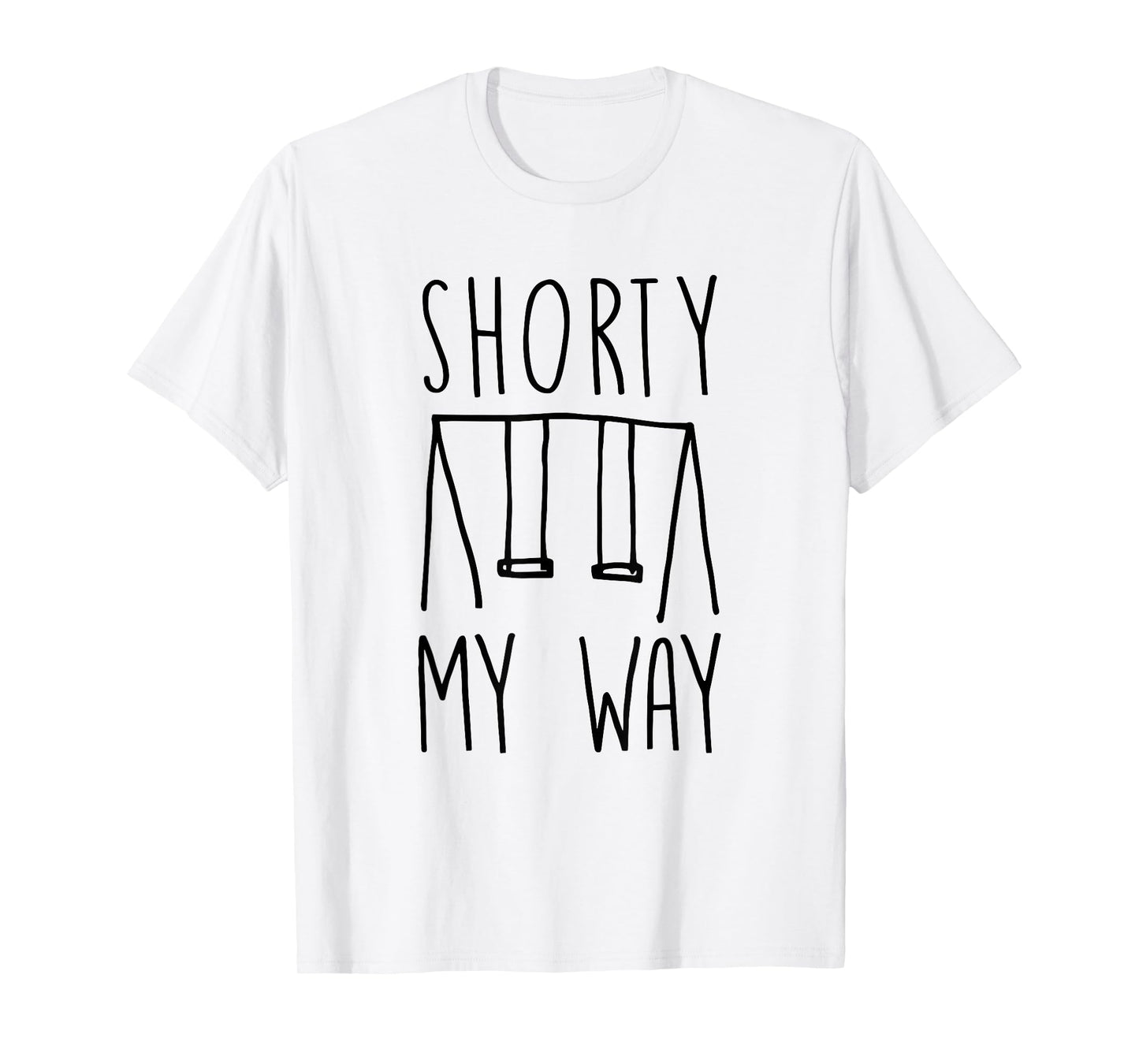 Shorty My Way Swing Set Drawing Mother and Mom 90s T-Shirt