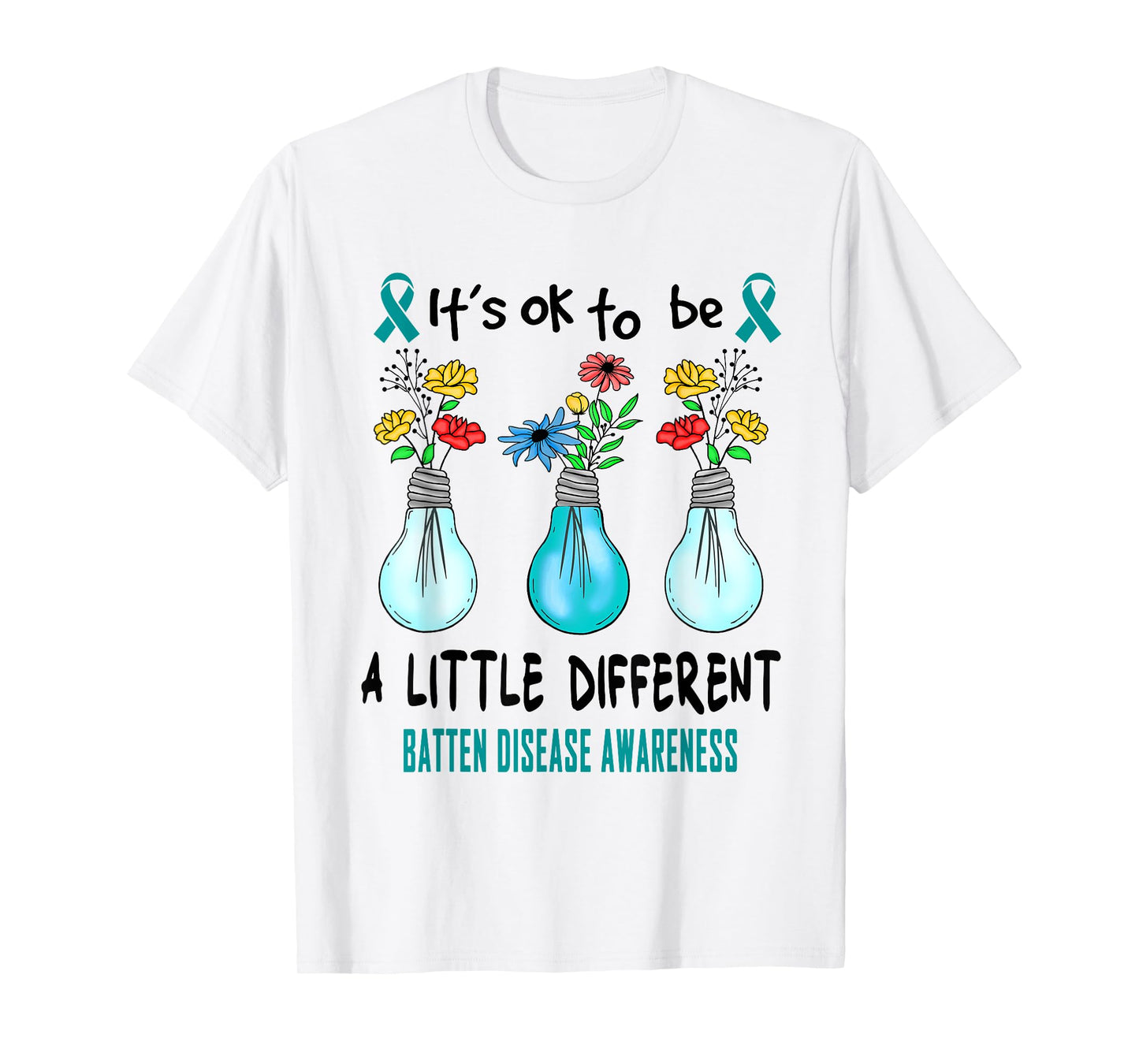 It's Ok To Be A Little Different Batten Disease Awareness T-Shirt