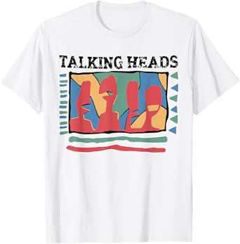 Talking Heads Yellow Retro Graphic T-Shirt