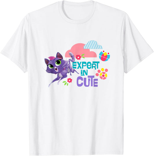 Disney Puppy Dog Pals Expert In Cute Hissy Colorful Big Logo T-Shirt