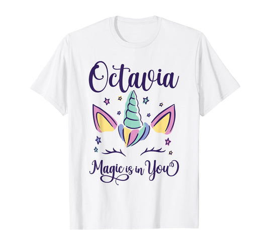 First Name Octavia Personalized I Love Octavia T-Shirt