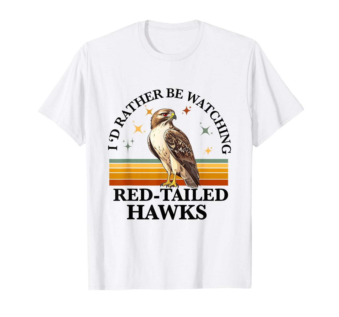 Red Tailed Hawk Chickenhawk Harlan's Hawk Buteo Jamaicensis T-Shirt