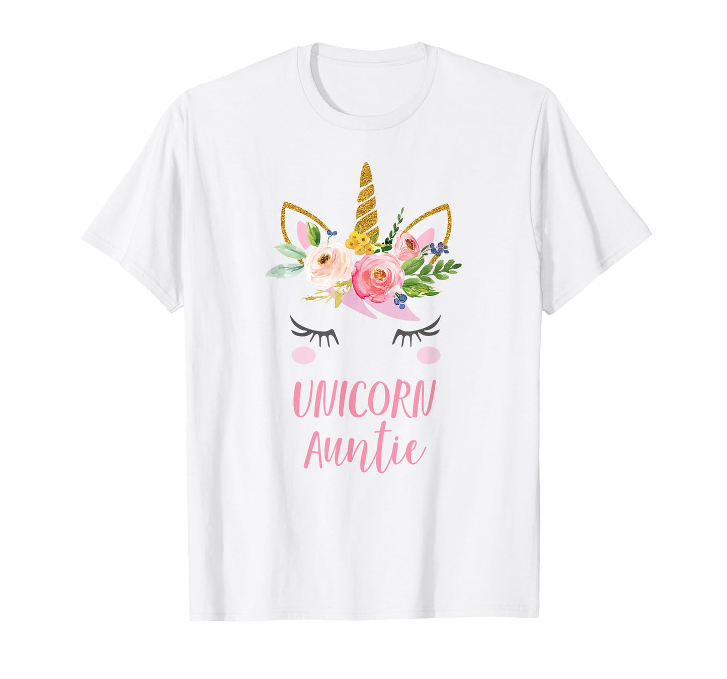 Cute Unicorn Aunt Shirt, Boho Auntie Unicorn Gift T-Shirt