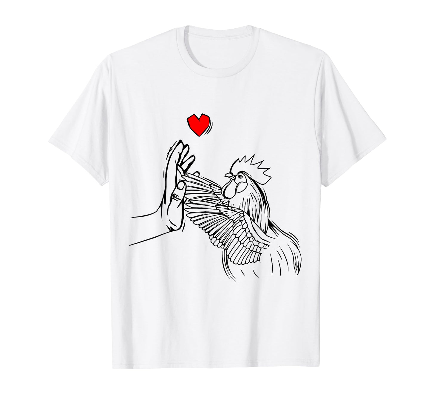 Chicken Love Women Farmer Girls Kids T-Shirt