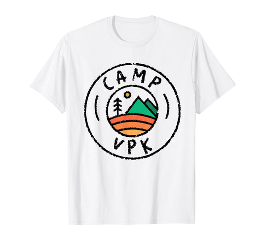 Camping Matching Voluntary Pre Kindergarten Camper Camp VPK T-Shirt