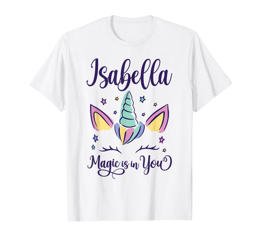 First Name Isabella Personalized I Love Isabella T-Shirt