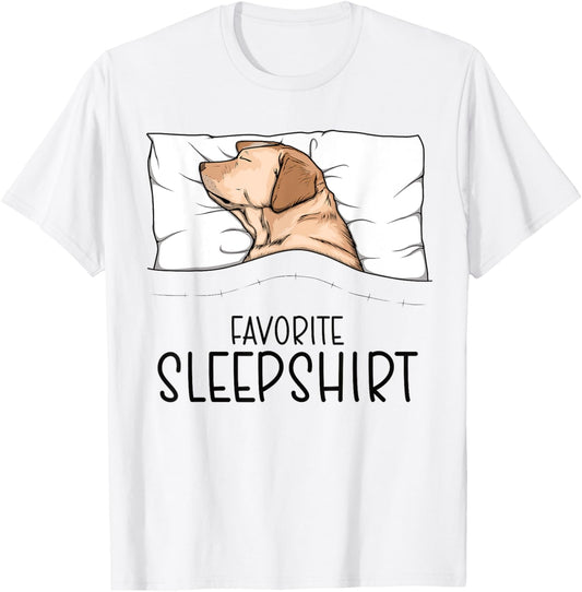 Favorite Sleepshirt Labrador, Napping Dog Pajama T-Shirt