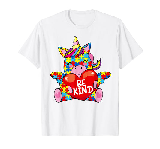 Autism Awareness Be Kind Girl T-Shirt