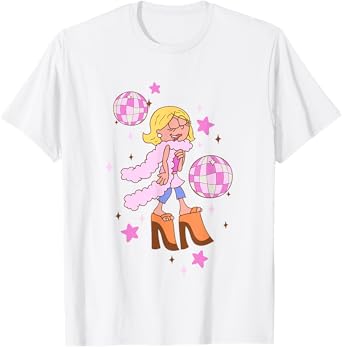 Disney Lizzy McGuire Iconic Posh Diva Retro Big Chest Logo T-Shirt