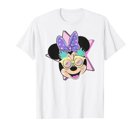 Minnie Mouse - Summer Pineapple Sunglasses With Stars T-Shirt