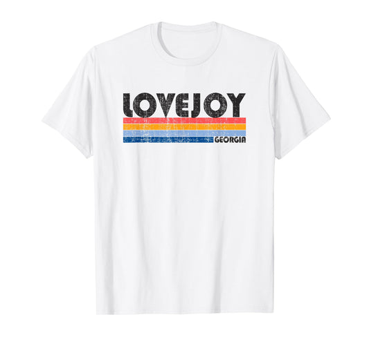 Show your Lovejoy, GA Hometown Pride with this Retro 70s 80s T-Shirt