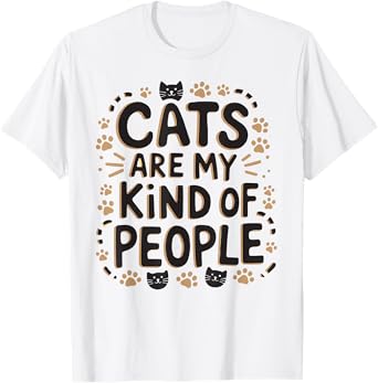 Anti Human Pro Cat Lover Kitty Meow Cat Owner T-Shirt