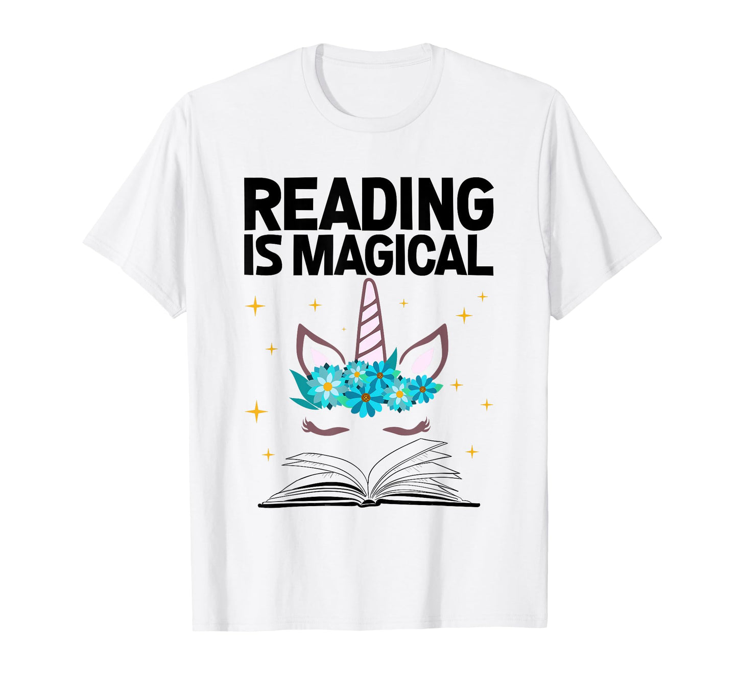 Reading Is Magical T-Shirt Unicorn Book Lover Shirts Gift T-Shirt