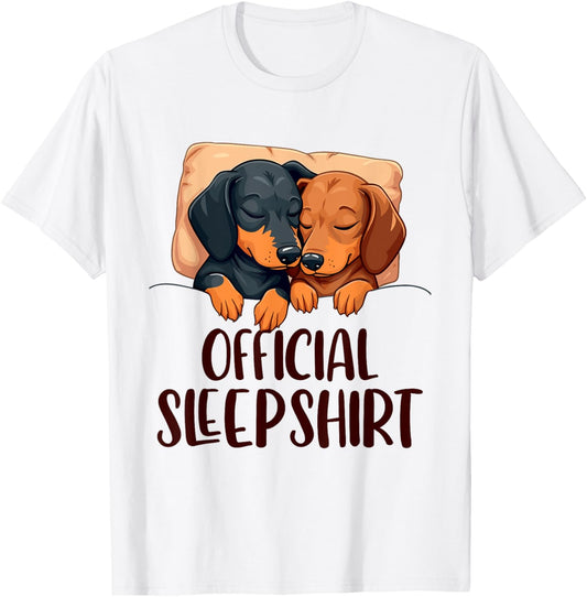 Dachshund, Doxie Dog, Nightgown Official Sleepshirt Sleep T-Shirt