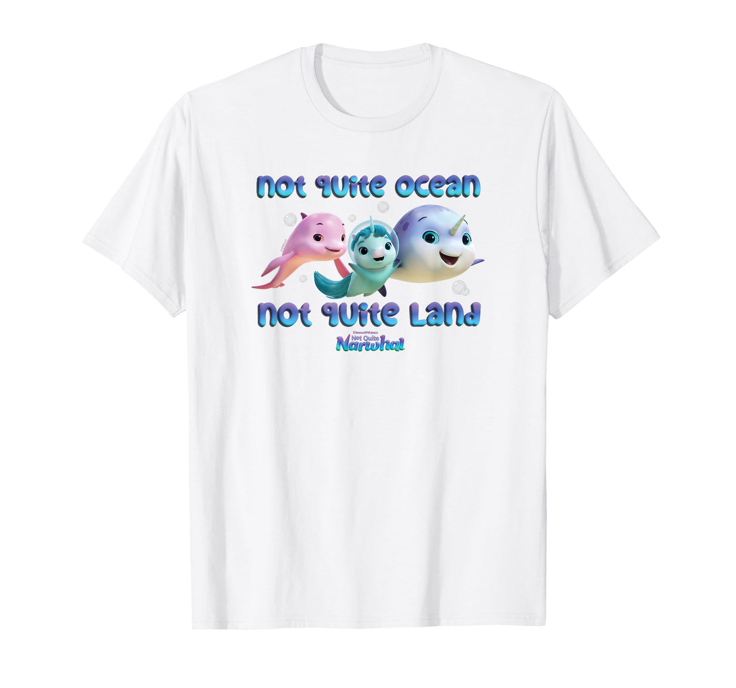 DreamWorks Not Quite Narwhal Ocean Land T-Shirt