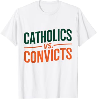 Classic Catholics vs Convicts 1988 T-Shirt