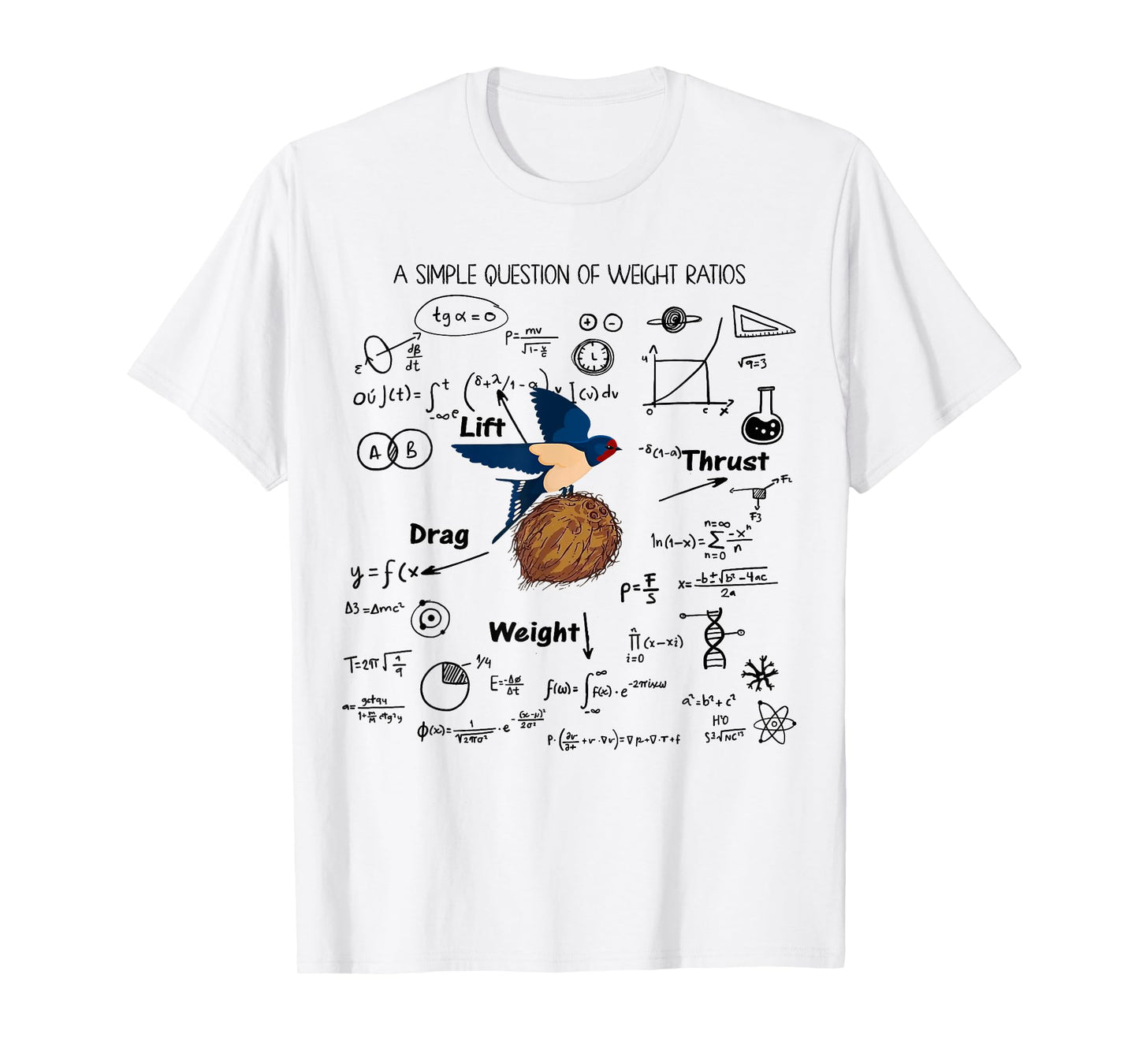 A Simple Question Of Weight Ratios Math Student T-Shirt