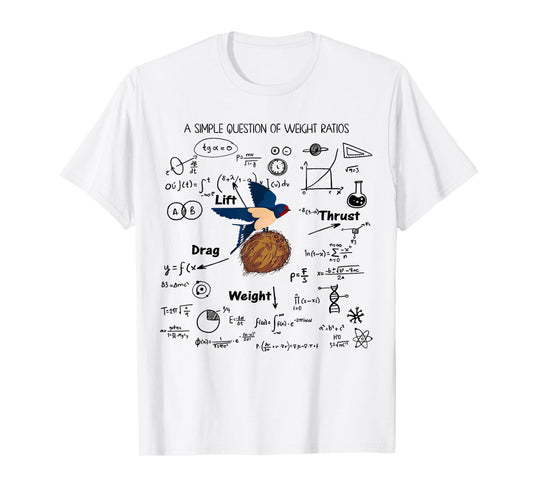 A Simple Question Of Weight Ratios Math Student T-Shirt