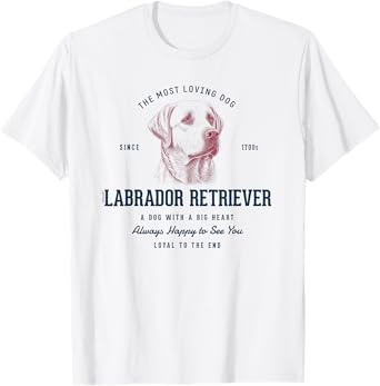 Retro Styled Vintage Labrador Retriever T-Shirt