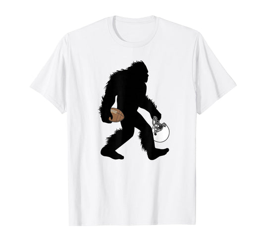 Bigfoot Football Player Cryptid American Sport T-Shirt