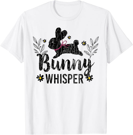 Bunny Whisperer Funny Rabbit Graphic T-Shirt