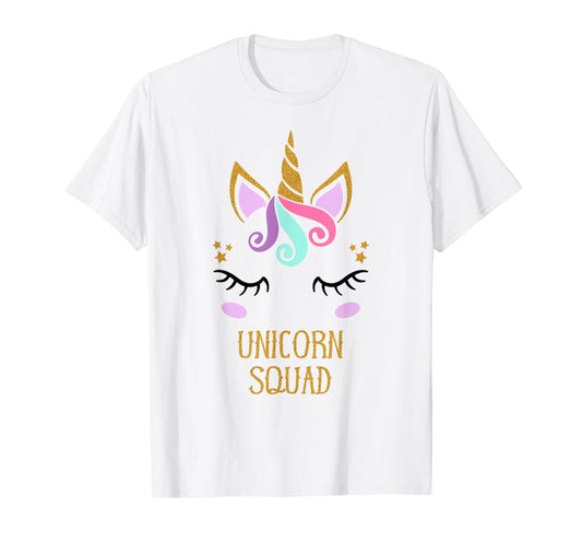 Cute Unicorn Squad T-Shirt, Birthday Gift, Baby Shower Party