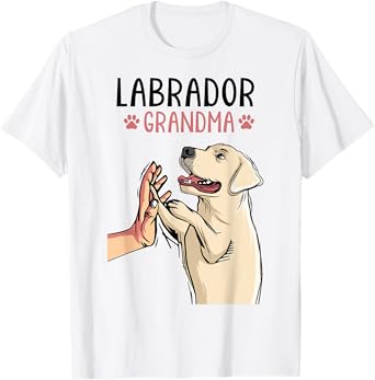 Labrador Grandma Lab Dog Mom Funny Mother´s Day T-Shirt for Men Women