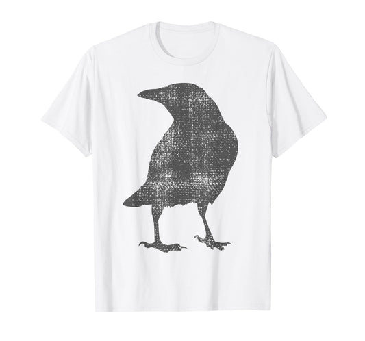 Crow Blackbird Raven Bird Vintage T-Shirt