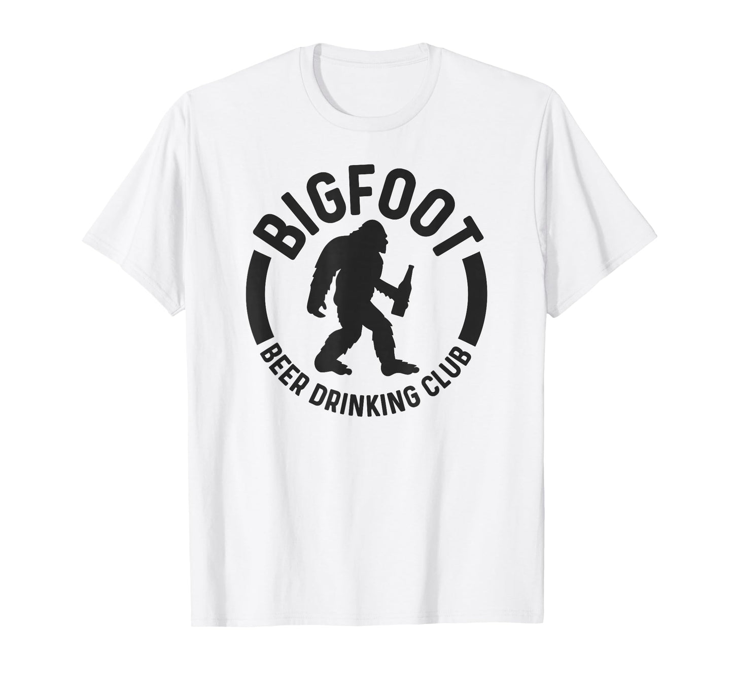 Bigfoot Beer Drinking Club Funny Sasquatch Believer Camping T-Shirt