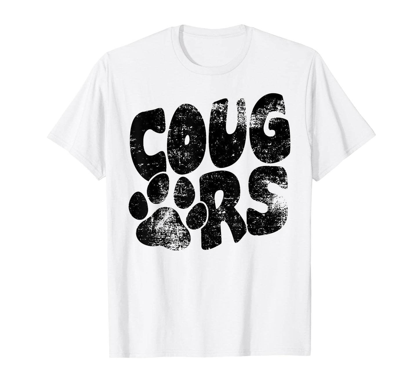 Cougars Football School Sports Fan Team Spirit T-Shirt