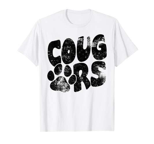 Cougars Football School Sports Fan Team Spirit T-Shirt