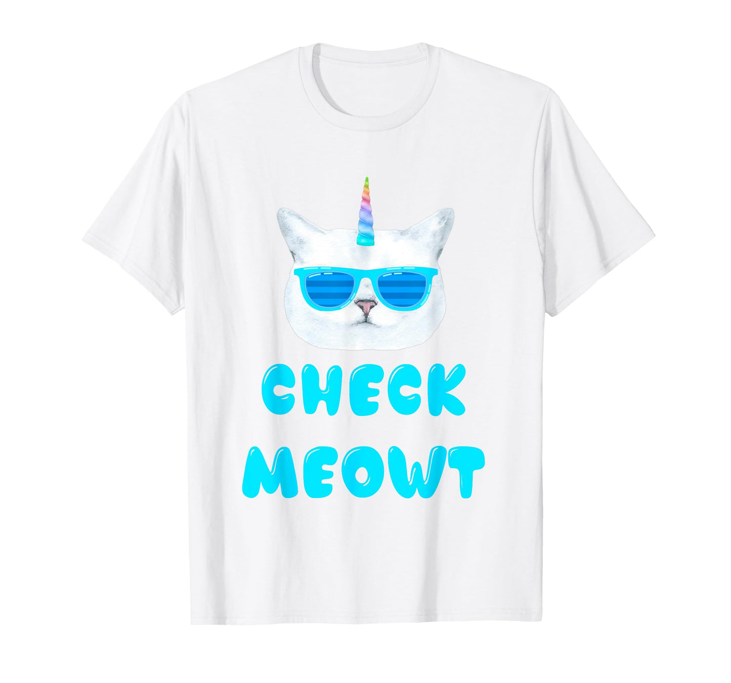 Check Meowt Caticorn T shirt T-Shirt
