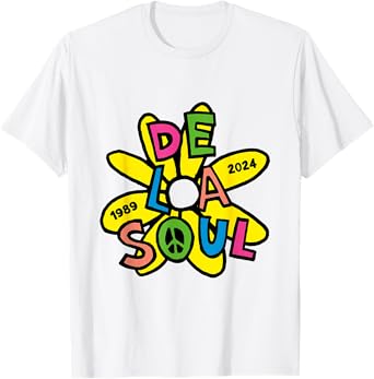 Official De La Soul Flower Logo T-Shirt
