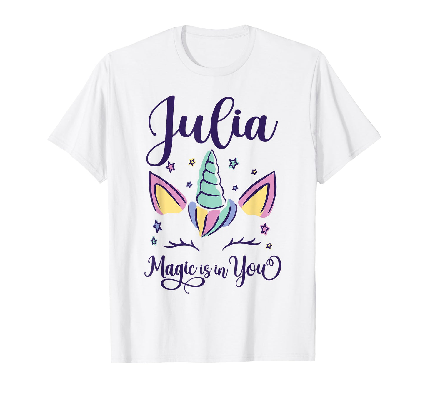 First Name Julia Personalized I Love Julia T-Shirt