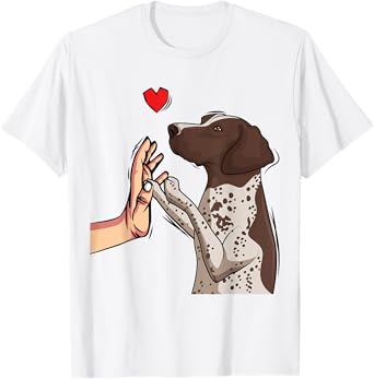 German Shorthaired Pointer Love GSP Dog Mom Girls Women T-Shirt