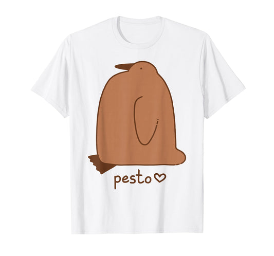 Pesto The Penguin Pesto Cute Big Fat Penguin T-Shirt