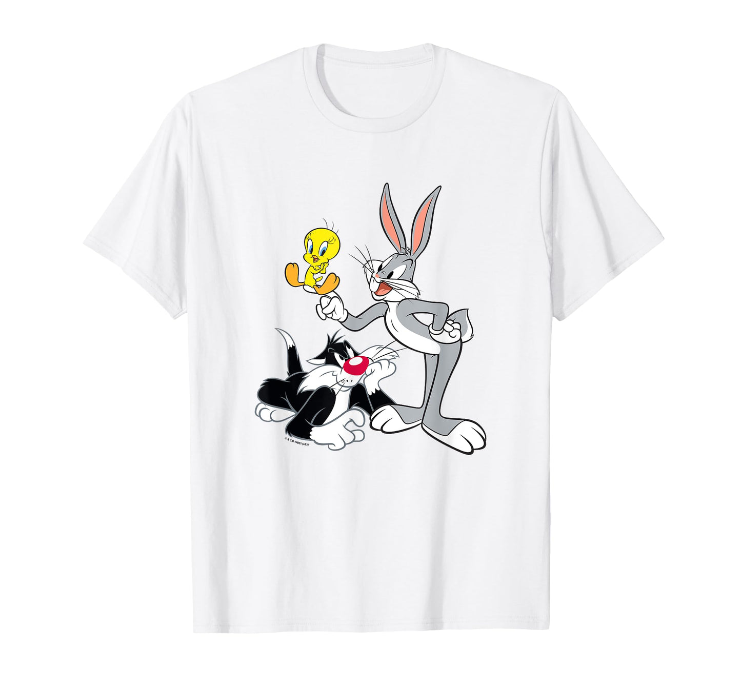Looney Tunes Sylvester Tweety & Bugs Hanging Out T-Shirt