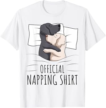 Sleeping Labrador Retriever Lab Dog Official Napping Men Women Girls Kids T-Shirt