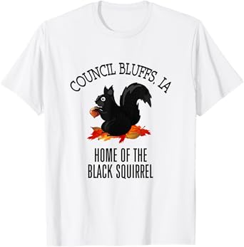 Council Bluffs Home of the Black Squirrel T-Shirt